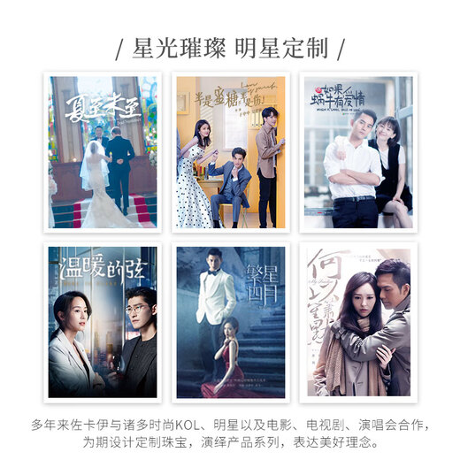 Zokai yellow 18K gold pendant love heart necklace versatile birthday gift D08753