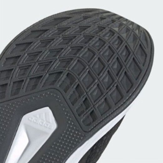 Adidas running shoes men's shoes women's shoes 2025 summer DURAMO SL low top cushioning sneakers lightweight breathable casual shoes JQ9716 black/white/dark gray 38