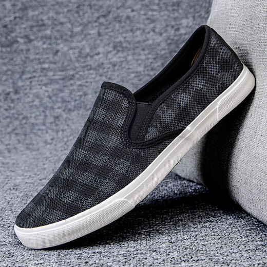 Lawesrenton Brand Old Beijing Canvas Shoes Men's 2025 Новая мужская обувь повседневная водитель