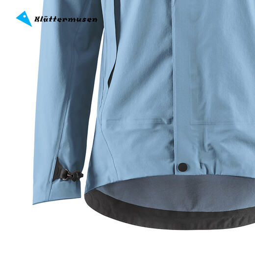 KLATTERMUSEN攀山鼠10651W阿萨神族女款轻量冲锋衣-Asynja Jacket W's 675/Blue Granit（花岗岩蓝） M