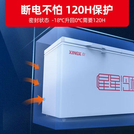 星星（XINGX）冰柜商用大容量商用一级能效冷柜卧式冷藏冷冻转换保鲜雪糕柜超市餐饮店冷柜 【975升】BD/BC-1098GE