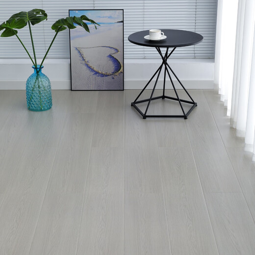 OUGEJIA Planchers en bois composite laminé 12 mm pour la chambre à coucher ménagers imperméable E0 Fabricant de diamants respectueux de l'environnement Installation de ventes directes E0 681 ACCESSOIRES GRY CLASSIQU