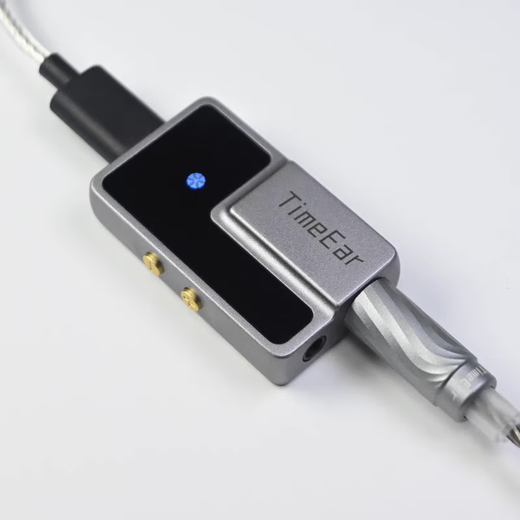 TIMEEAR TEU8 portable mobile phone wired decoding amp small tail ES9028Q2M high-performance audio decoding dual ESS9603 amp chip 3.5 4.4 dual port output light and elegant purple - free Feifan storage bag (comes with type c cable)