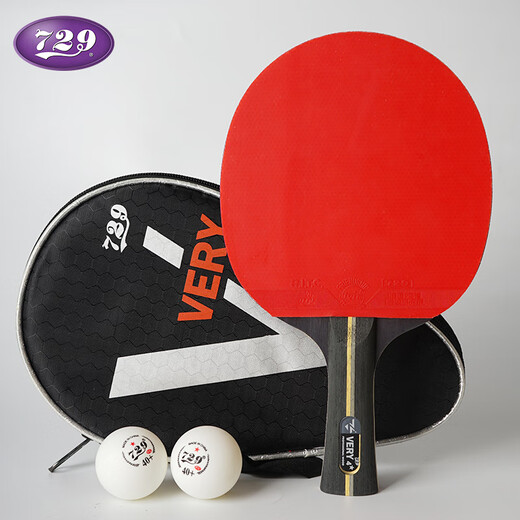 729 Friendship 729 Table Tennis Rackets Single Products Three-star Four-star Beginners Table Tennis Rackets Horizontal Shots Table Tennis Rackets Two-star [2 balls + 2 films + 1 beat set] Horizontal Shot