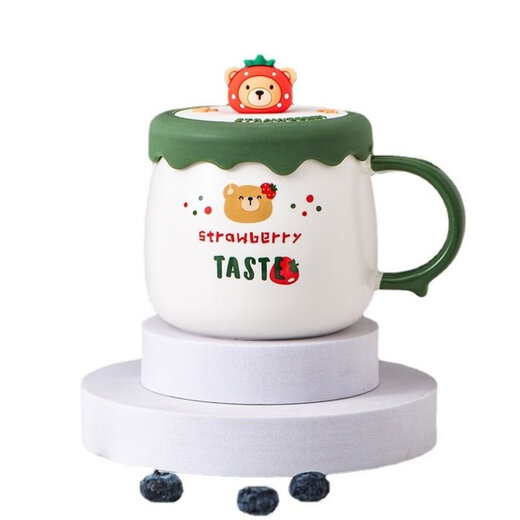 Offizielle High-End-Exquisite-Becher-Geburtstagsgeschenk hausgemachter kreatives Paar Brauerung Cup Coffee Tasse Auswahl Wasser Cup Keramik Dreidimensionale Katzenfarbe gemischtes Haar-X11301- 400
