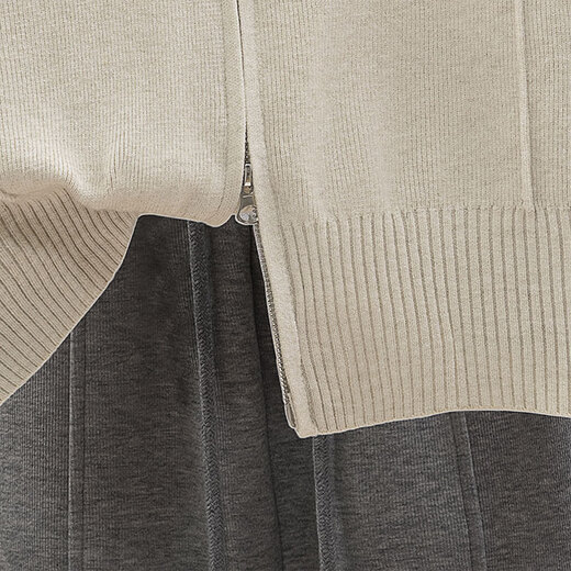 Cypress stand-up collar sweater 2025 autumn new women's fashion Korean style simple casual long-sleeved top