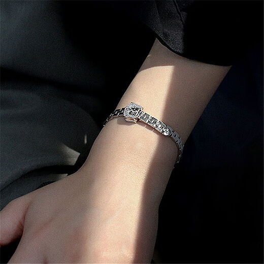 Siyi French Michelle diamond belt buckle chain bracelet adjustable buckle bracelet gold gold suitable for 16.5 inner hand circumference