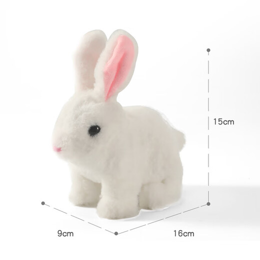 Condira Family Children's House Playing Bunny Doll Toys 3-6 Years Old Girl's Birthday Gift Simulation Animals