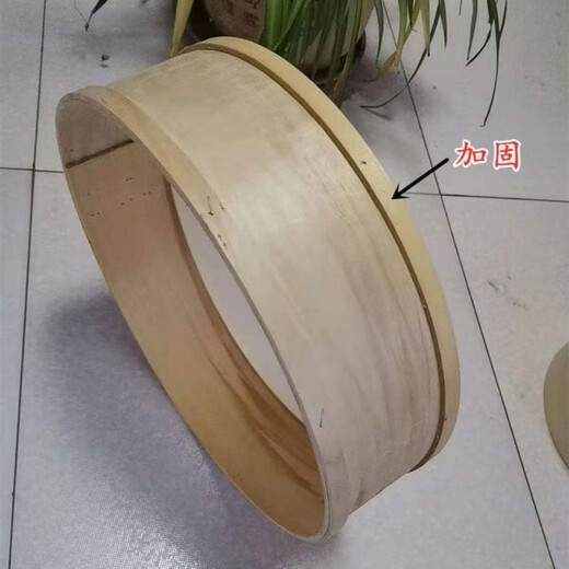 Molosun practical nostalgic old-fashioned sieve wooden frame cornmeal sieve flour ultra-fine household commercial flour diameter 30 cm 80 mesh white flour sieve insect special