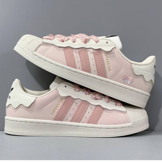Pure original Putian shell head shoes women's black versatile retro black warrior autumn and winter sports casual shoes men's trendy white and black IF1585 42 (150mm)