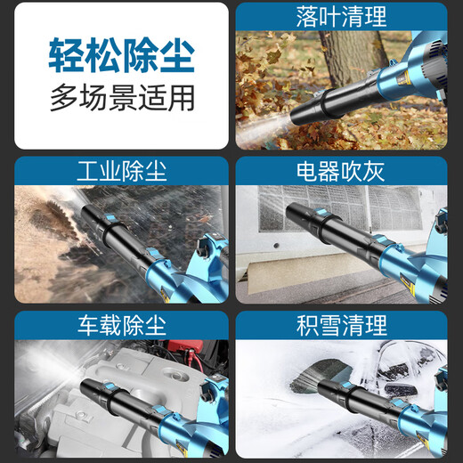 Delish electric soot blower hair dryer high-power industrial lithium battery rechargeable storm gun snow blower to blow fallen leaves