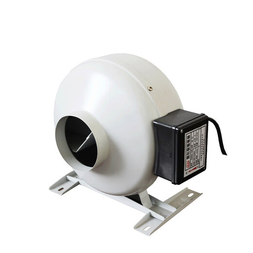 XMSJ Custom R12590W Rotor externe Fébrure d'échappement fumée ventilateur d'échappement industriel Coaxial Bas bruit ventilateur centrifuge CDR2E-150 220V (nouveau noir)