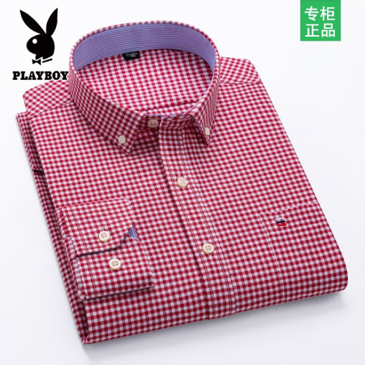 Playboy 100% puro de algodón puro guangdong Piting Camisa para hombres Summer de alta gama Nuevo estilo de mediana edad de mediana edad y jóven