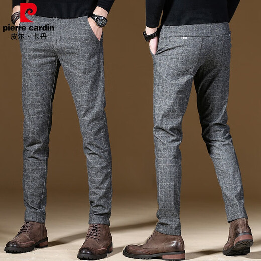 Pierre Cardin Frühlings- und Herbst -Freizeithosen für Männer gerade loses Geschäft Dünne Hosen für Männer schlank und vielseitiger Sommerkoreaner Stil Trend 688 Blau [Single Strip] 36 (Referenz 160jin [Jin gleich 0,5 kg])