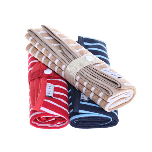 Jingmengyuan Newborn Convenient Baby Diaper Change Pad Outdoor Urine Separator Waterproof Breathable Washable Foldable Easy to Carry Red Stripe 70x45cm