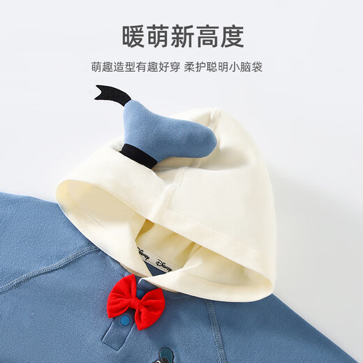 迪士尼婴儿衣服新生儿连体衣春秋款满月宝宝0-3个月百天睡衣秋冬季90
