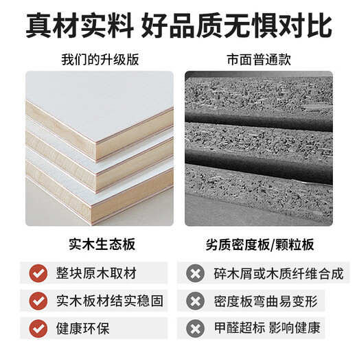 KULIN solid wood bookshelf bookcase floor-standing wall storage rack home living room with door 1.8 meters cabinet dark walnut color 100cm