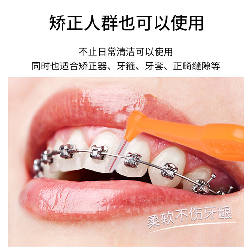 Tepe瑞典进口牙缝刷正畸矫正牙间刷长柄-L型后牙齿间隙刷清洁齿缝牙刷