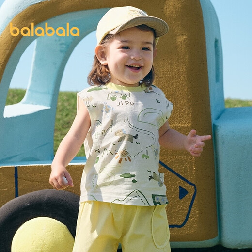 Balabala Baby Vest Baby Top Boy und Mädchen Sommer 2025 Süße und modische Baumwolle bequem und süß 209225122201