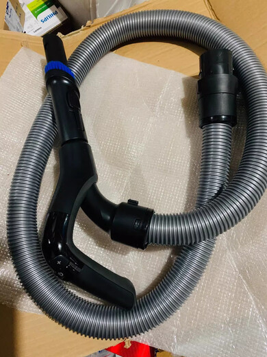 Jingmengyuan Staubsauger FC9735 9732/9515/9530 Bodenbürste, Düse, Schlauch, Filter, Zubehör, graue Bodenbürste mit großem Rad und blauer Bürste