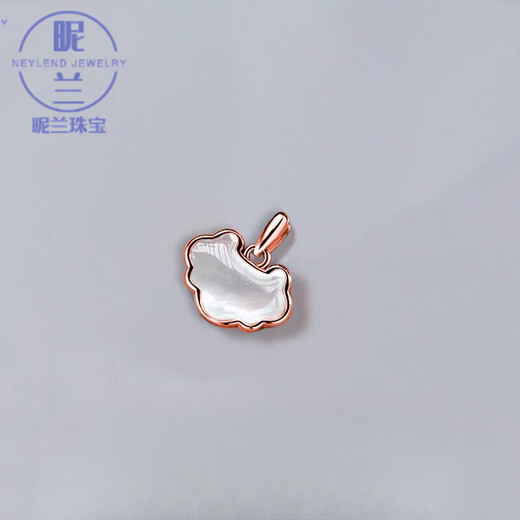 Nilan Pangdonglai same style platinum pendant without chain Ping'an Fu longevity lock single S925 single pendant S925 single pendant rose gold