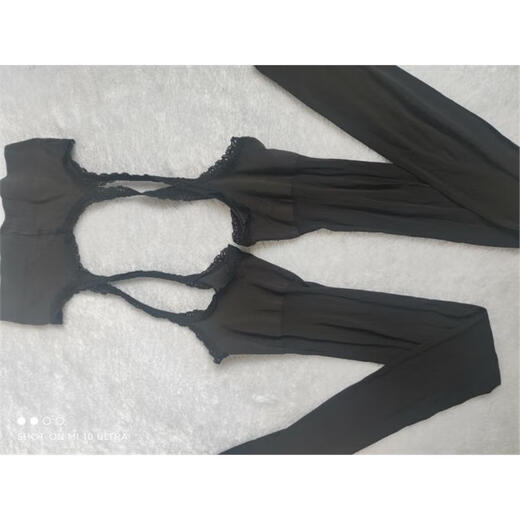 Feiyu Tenderness Series Mask Milk Silk Ultra-Thin Four-Side Crotch Hollow Lace Suspender One-piece Sexy Long Pantyhose White One Size