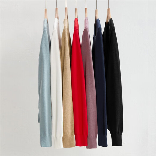 Cárdigan de punto de Giordano para mujeres, camisa con cuello en V puro de algodón para mujeres, ropa exterior de mujer sólida 05350649