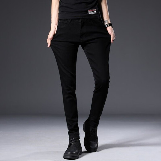 Pantalones para hombres versátiles de jeans negros de alta gama de Lee Kids