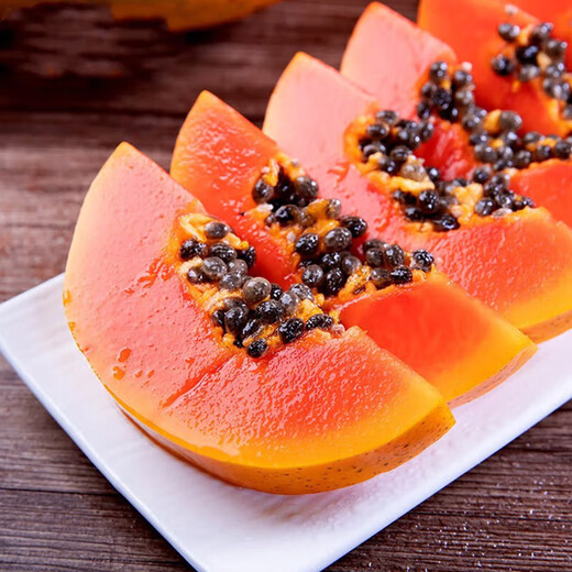 Jingxiansheng Hainan Red Papaya 2 capsules, about 450g-500g per fruit, fresh fruit