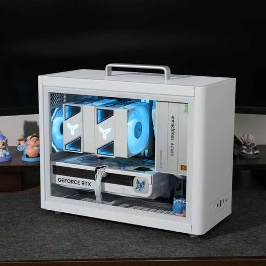 Renaissance ASUS I5 14600KF/RTX5060TI/12490F pure white high-end mini ITX portable desktop assembly computer host e-sports game live broadcast design DIY complete machine with six丨14600KF丨RTX5060TI 16G