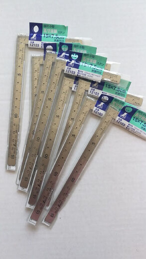 Kezhitu Shinwa Japanischer Penguin und 10*5 cm Drei-Zoll-Mage kleiner Kurvenurlurer 12101 kleiner Winkel Lineal rechtwinkel 12103 Fünf-Zoll-Magier 15*7,5 cm12103