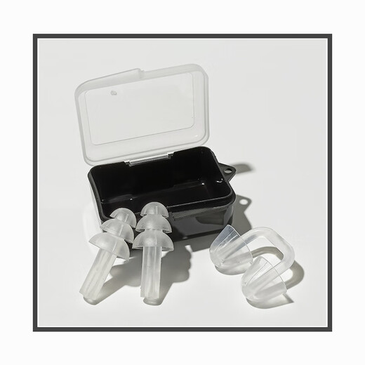 Kashiwa Chao swimming nose clip water performance anti-falling nose clip swimming waterproof nose clip mermaid nose plug nose plug + Christmas tree earplugs swimming set