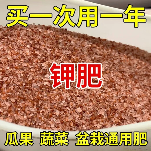 Sinochem Sinochem Potassium Chloride Canada imported potash fertilizer red potassium agricultural potassium chloride fertilizer flower vegetable melon bean fertilizer potash fertilizer 5Jin Jin equal to 0.5 kg