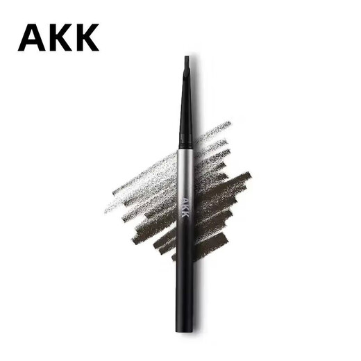 AKK automatic eyebrow pencil is waterproof, long-lasting and does not fade. Female novice machete has clear roots and wild eyebrows, natural black and gray 01