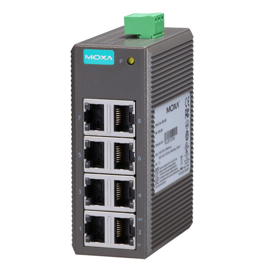 MOXA EDS-208 8-port entry-level unmanaged 100M Ethernet switch