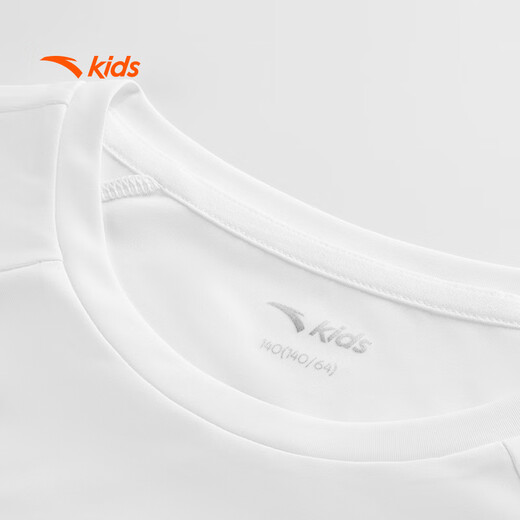 Anta children's short-sleeved T-shirt for girls and boys summer breathable sports knitted short-sleeved shirt A62525106