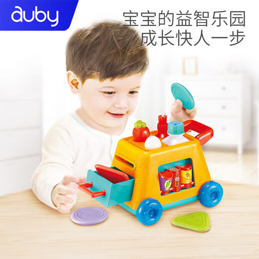 Auby (Auby) Music Music Music Раннее образовательное строительное строительное блок перетаскивания и просветления игрушки 01-летние детские пальцы классический стиль + Story Machine Package