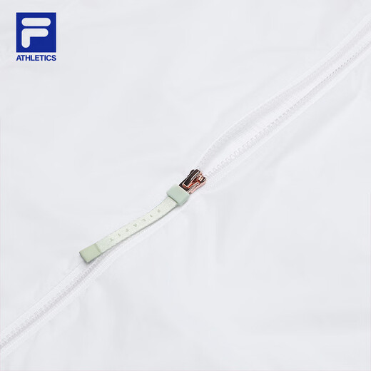 FILA official women's woven jacket 2025 autumn new fitness sports simple loose hooded top Jade white-WT M 165/84A/M