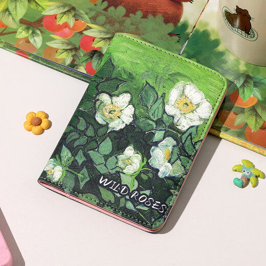 梓嘉福护照夹创意粉色猫咪护照包卡通出国旅行证件保护套机票旅游证件套 小猫A款-护照夹