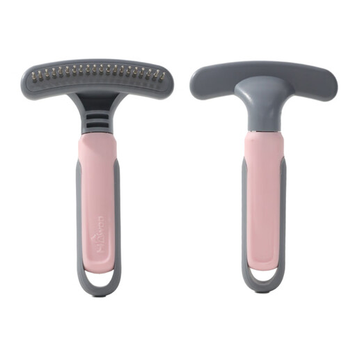 Dog hair comb detangling comb single row nail rake hair removal comb golden fur edge shepherd dog special hair removal artifact HWC single row nail rake hair removal comb - blue bubble shell