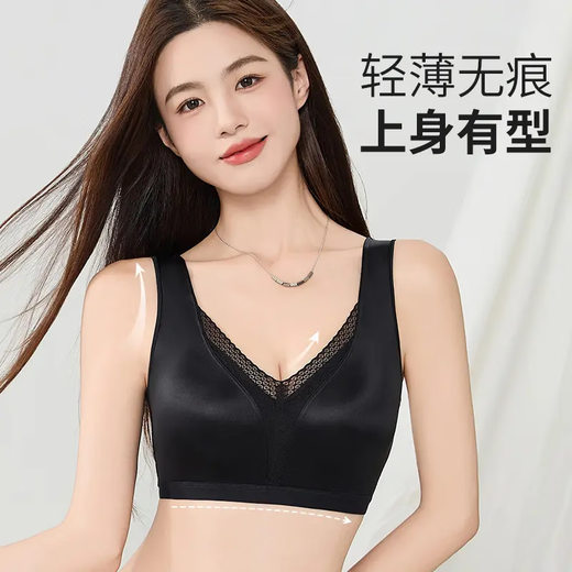 Fr.yh.zh yifu leichte Luxus Unterwäsche 828 Native Jahr Roter Bra Unterwäsche Kein Stahlring kein Knorpel schlafend bequem nackte weibliche hellviolette m 34_7bc (vorgeschlagen 80-100jin [Jin gleich 0,5 kg]))