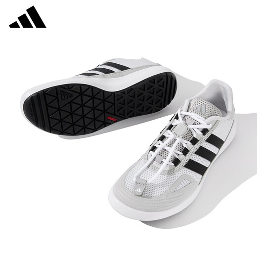 ADIDAS阿迪达斯溯溪鞋男鞋女鞋情侣款春夏季户外网面涉水鞋运动休闲鞋 米白/黑JP6630 43
