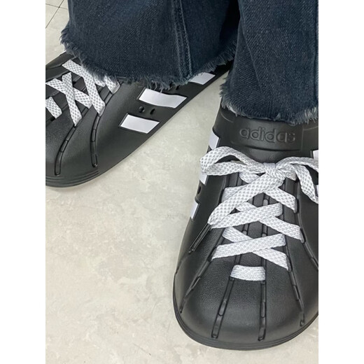 阿迪达斯 （adidas）拖鞋男女夏季新款洞洞鞋包头凉鞋复古贝壳头沙滩鞋JH9848 JH9848 专柜正品假一赔十 36.5