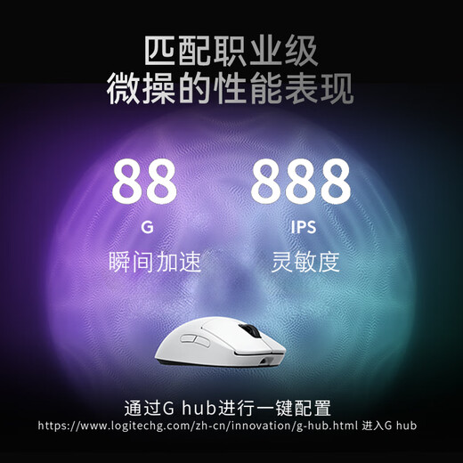 Logitech (G) GPW second generation King Kong version wireless gaming mouse 88G acceleration Hero2 sensor ergonomics gpw2 laptop office mouse cgso Valorant DJ11 GPW2 King Kong version red free large table mat + mouse storage box