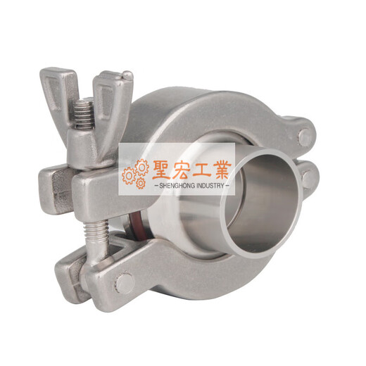 304 stainless steel vacuum welding quick connector set quick clamp snap-on end pipe fittings kf16 kf25 KF50/chuck 75 L=50 set