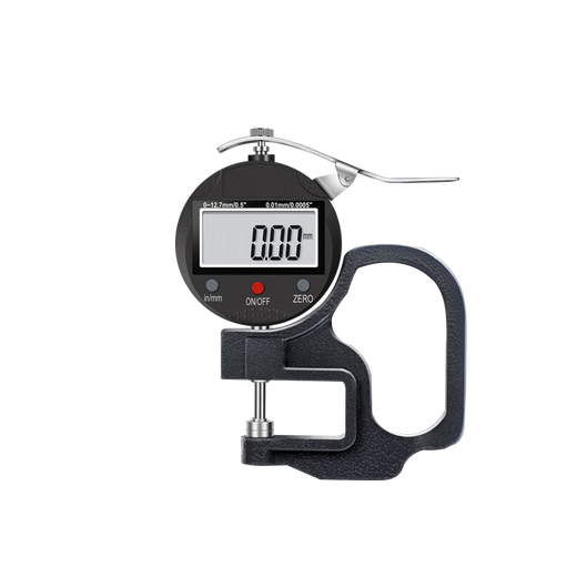 Mitzi Thickness Gauge High-precision Digital Display Thickness Gauge Thickness Gauge Thickness Gauge Instrument Gauge Cloth Leather Plate Thickness Measurement 0-12.7mm/0.01/Standard Type