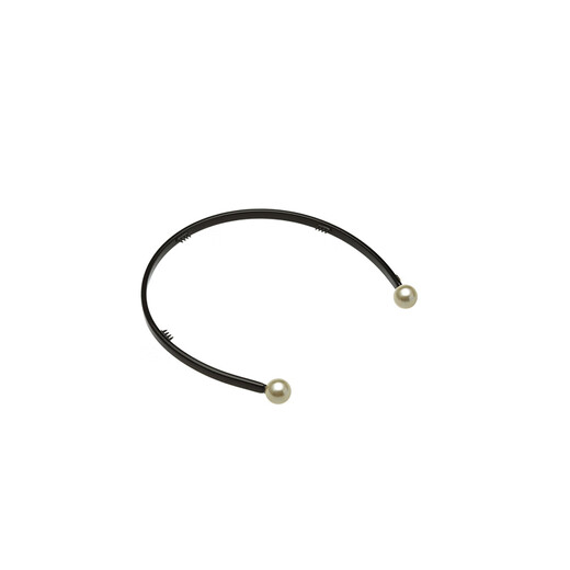 ALEXANDRE DE PARIS Fiber Bead Series Hairbands Simple Hair Accessories Women's Hair Accessories Gifts for Girlfriends Premium N Black