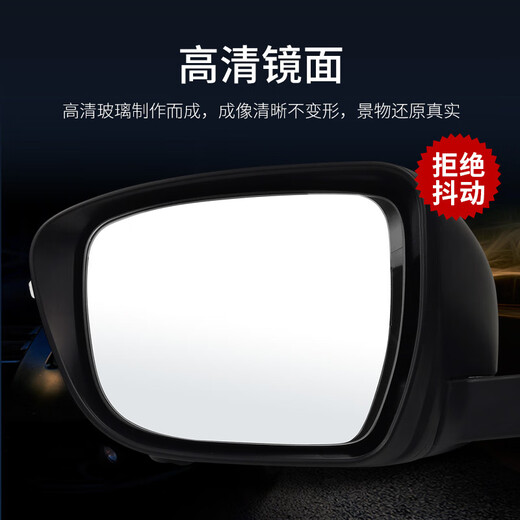工马适用奇骏后视镜总成1416171920年款左右倒车镜反光镜外壳整套 11线【不带漆】-主驾(左) 适用2.0两驱带全景