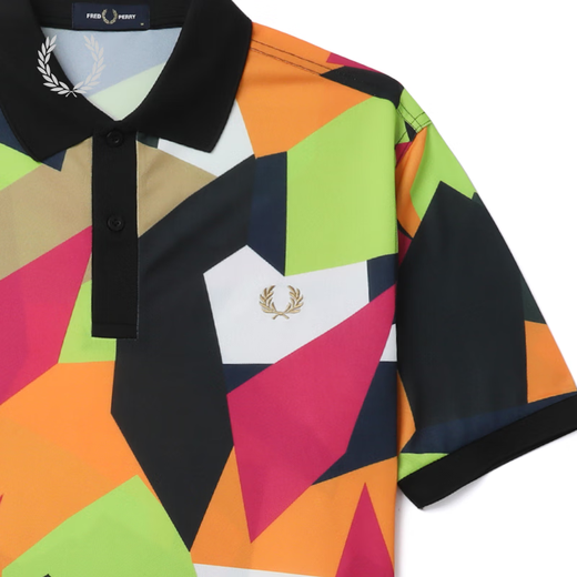 Fred Perry男士休闲POLO衫2025夏季翻领宽松麦穗刺绣短袖潮M9856 MLX/网球蓝 XS