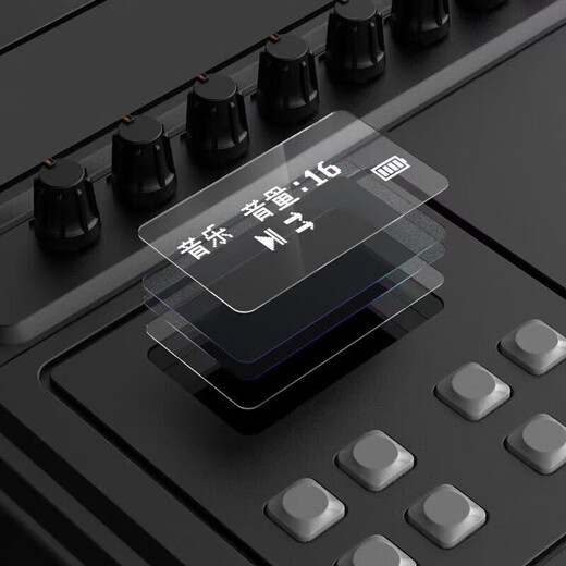 Bed Audio New Hongqi BD-H1583B Outdoor Square Dance Professional Three-Minute Variable Sound Card K Song High Power Trolley Heavy Bass Dance Performance Speaker with Wireless Microphone H1283B+ Song Order Machine (12-inch Three-Minute Variable)